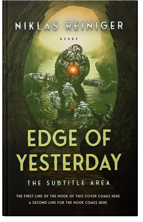 Front view of Straw #24683 - Premade Apocalyptica Book Cover