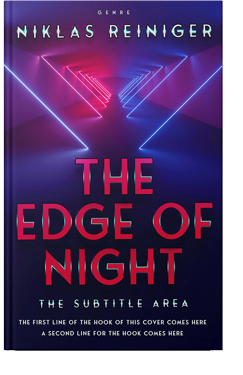 Front view of Violet #24688 - Premade Science Fiction Book Cover