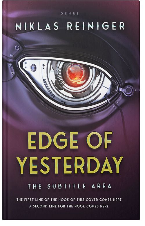 Front view of Thunder #24689 - Premade Science Fiction Book Cover