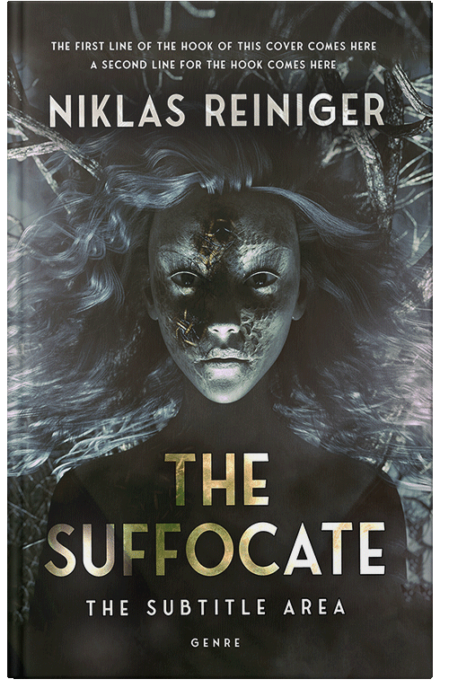 Front view of Premade Horror Book Cover - Tuatara