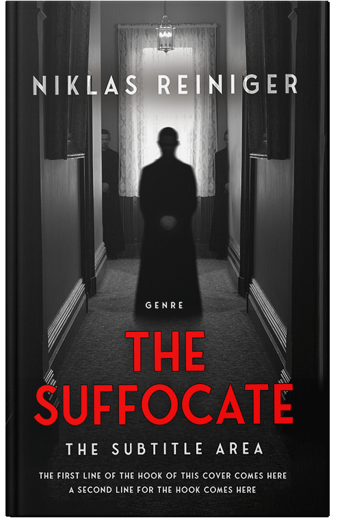 Front view of Premade Horror Book Cover - Cod Gray