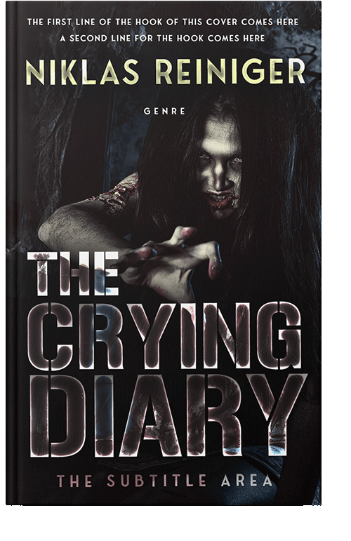 Front view of Cocoa Brown #24702 - Premade Horror Book Cover