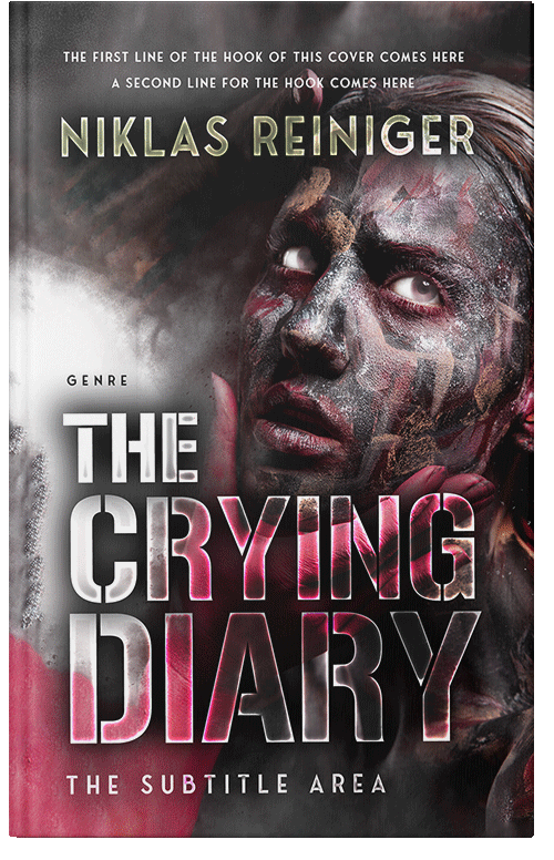 Front view of Premade Horror Book Cover - Thunder