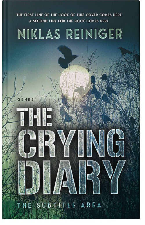 Front view of Gable Green #24705 - Premade Horror Book Cover