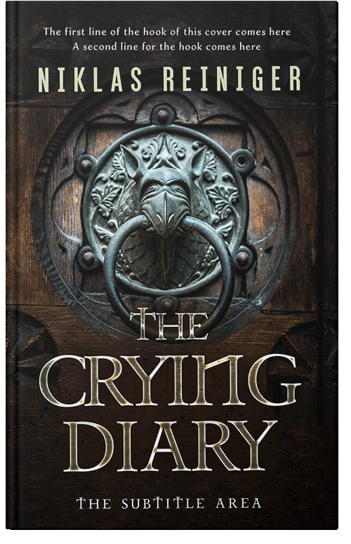 Front view of Zeus #24711 - Premade Horror Book Cover