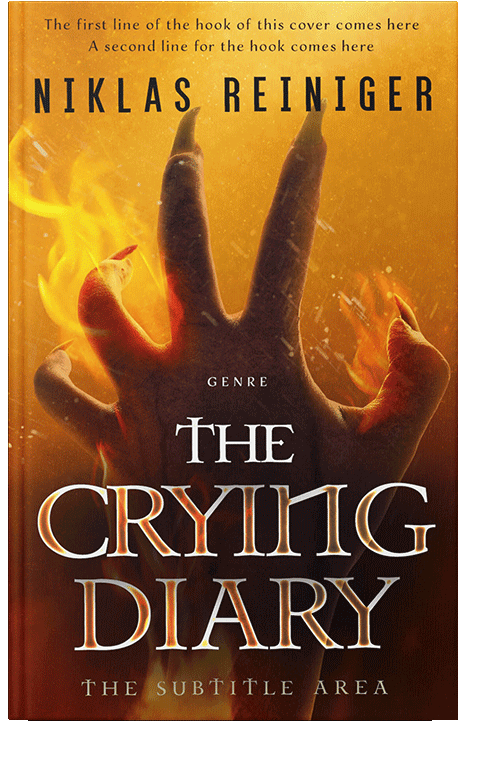 Front view of Meteor #24720 - Premade Fantasy Book Cover