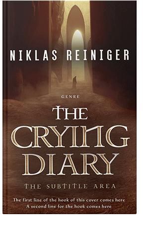 Pre Made Book Cover Brown Derby