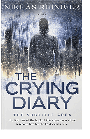 Pre Made Book Cover Pickled Bluewood