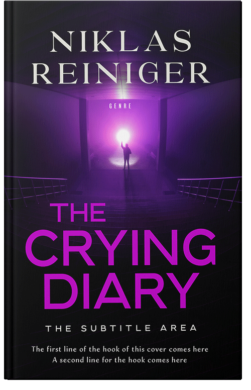 Front view of Amethyst #24735 - Premade Mystery & Thriller & Suspense Book Cover