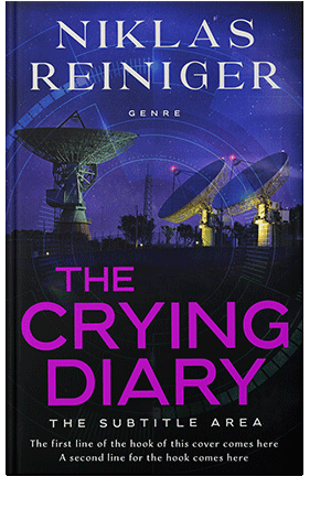 Pre Made Book Cover Ebony