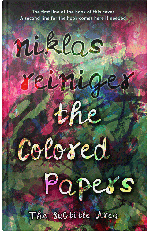 Front view of Premade Literary Fiction Book Cover - Heavy Metal