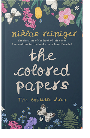 Pre Made Book Cover Pickled Bluewood