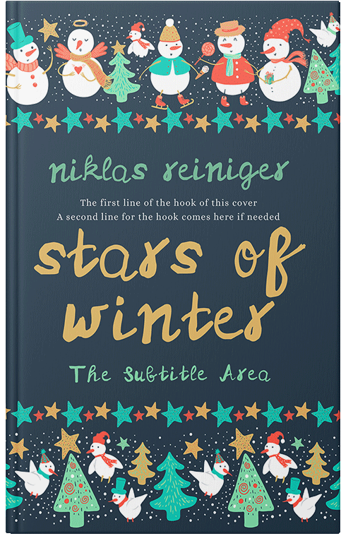 Front view of Premade Children's Book Cover - Pickled Bluewood