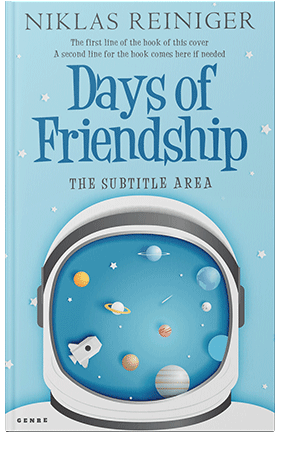 Pre Made Book Cover Powder Blue