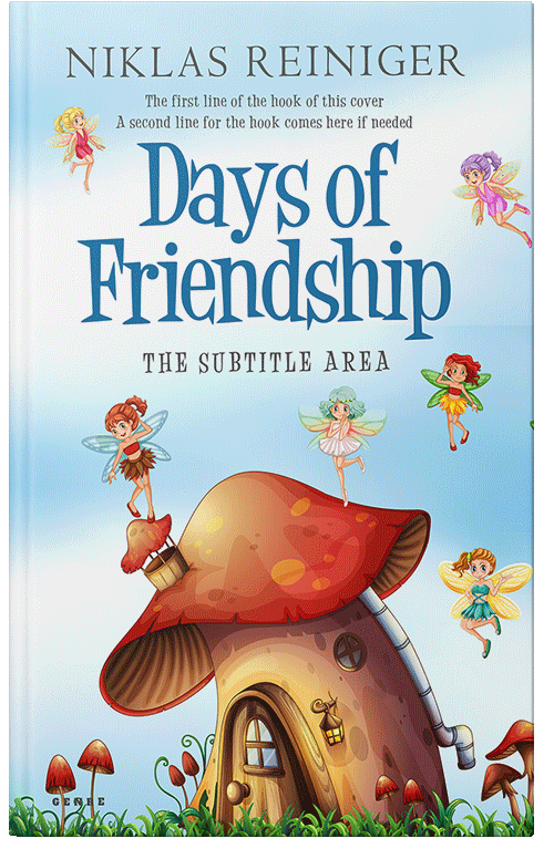 Front view of Jagged Ice #24778 - Premade Fantasy Book Cover