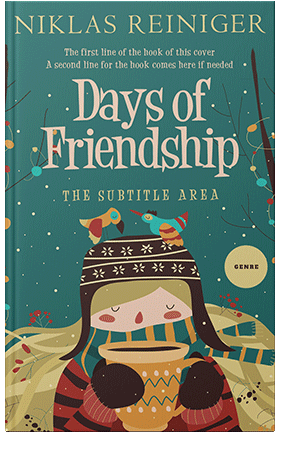 Pre Made Book Cover Tan