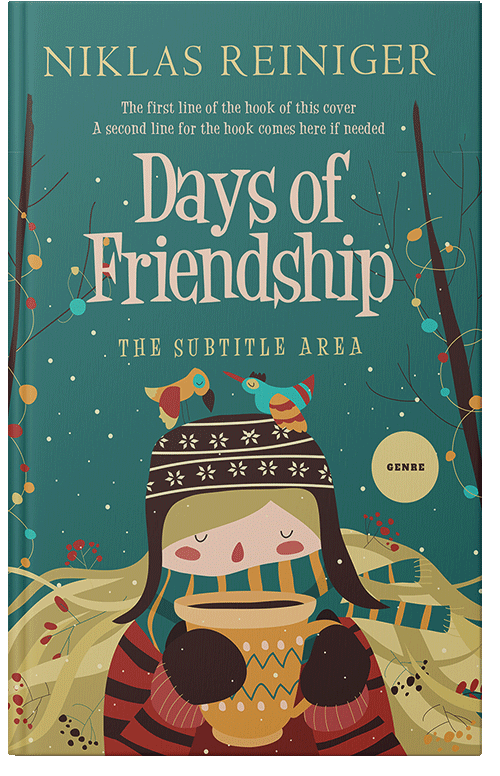 Front view of Premade Teen & Young Adult Book Cover - Tan