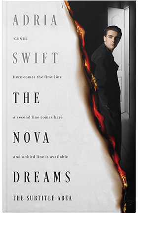 Pre Made Book Cover Cocoa Brown