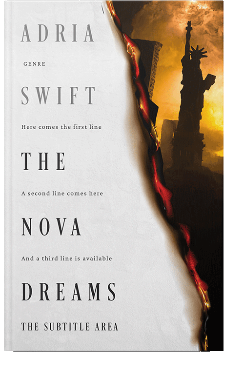 Front view of El Paso #24792 - Premade Apocalyptica Book Cover