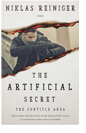 Pre Made Book Cover Ship Gray