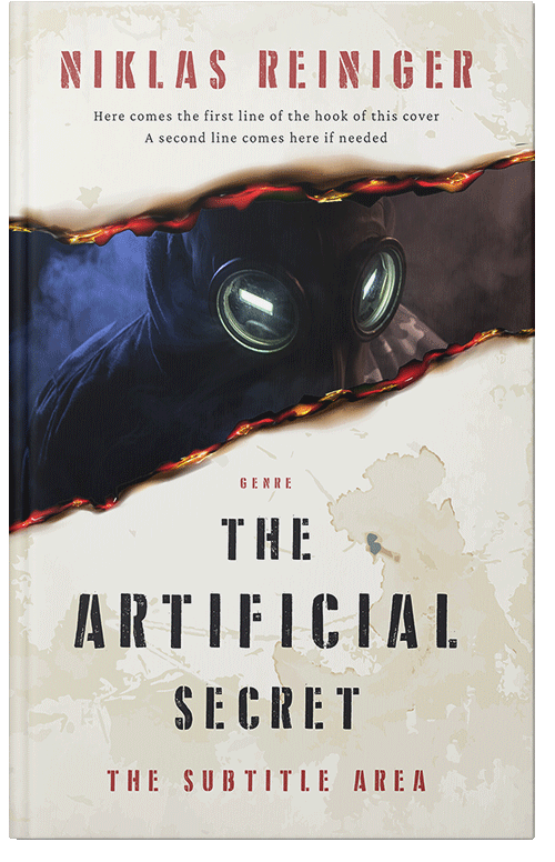 Front view of Pampas #24800 - Premade Apocalyptica Book Cover