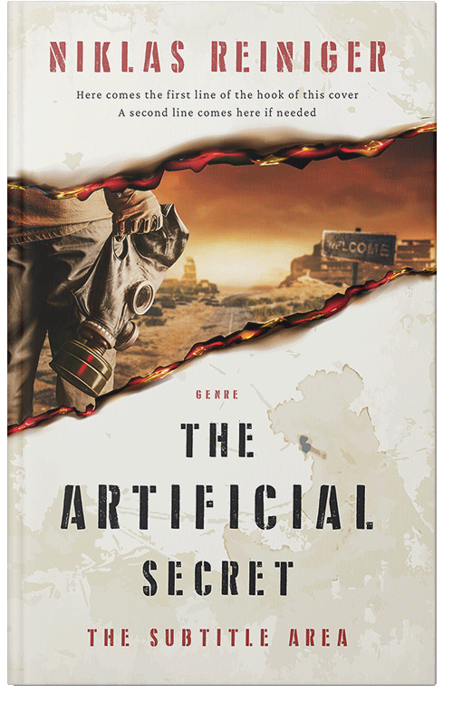 Front view of Premade Apocalyptica Book Cover - Pearl Bush