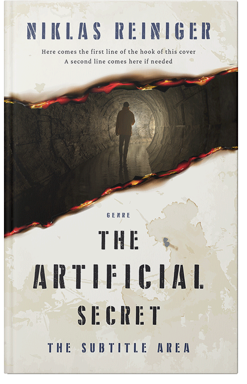 Front view of Satin Linen #24802 - Premade Mystery & Thriller & Suspense Book Cover