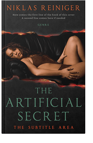 Pre Made Book Cover Cod Gray