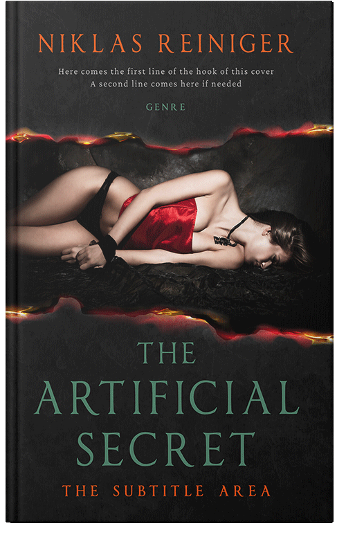 Front view of Cod Gray #24810 - Premade Erotica Book Cover