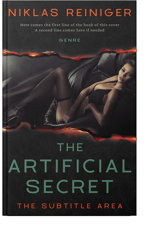 Front view of Cod Gray #24811 - Premade Erotica Book Cover