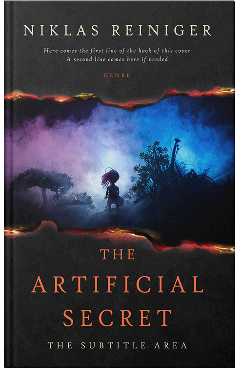 Front view of Woodsmoke #24812 - Premade Fantasy Book Cover