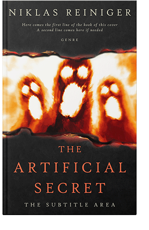 Pre Made Book Cover Cocoa Brown