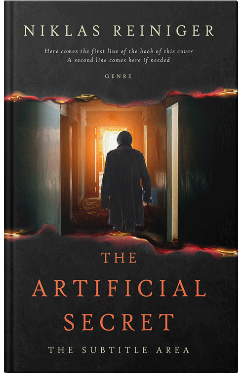 Front view of Cod Gray #24815 - Premade Mystery & Thriller & Suspense Book Cover