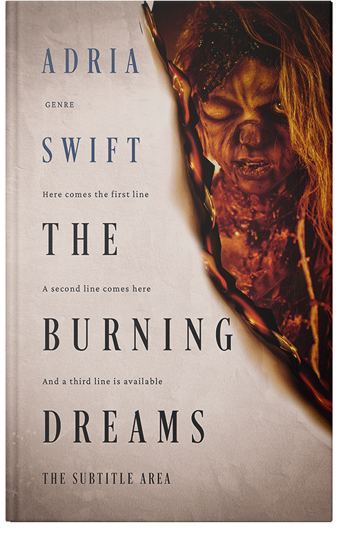 Front view of Premade Horror Book Cover - Wafer
