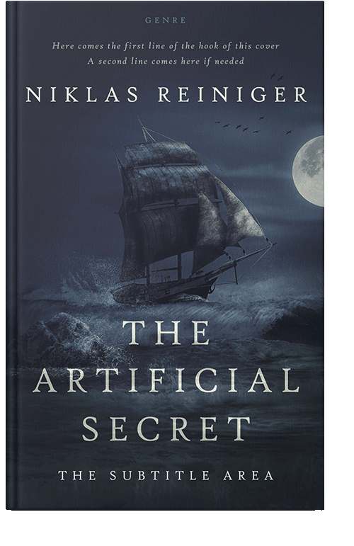 Front view of Ebony Clay #24829 - Premade Historical Book Cover