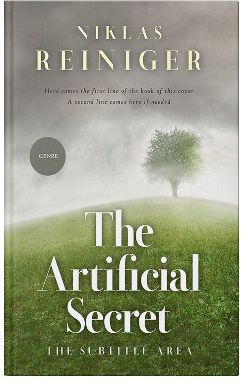 Front view of Lemon Grass #24841 - Premade Nature Book Cover