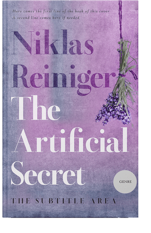 Front view of Amethyst Smoke #24843 - Premade Health & Mind & Body Book Cover