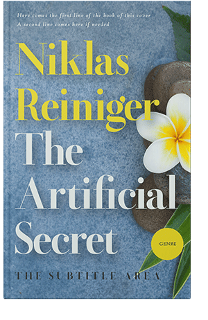 Pre Made Book Cover Bermuda Gray