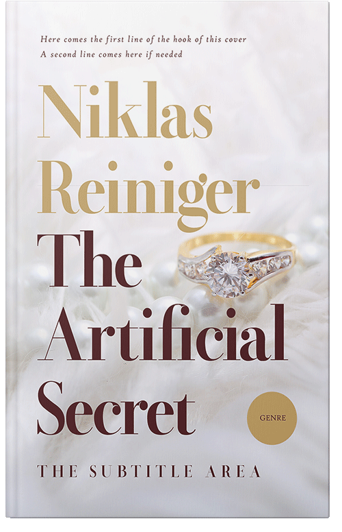 Front view of Ebb #24852 - Premade Romance Book Cover