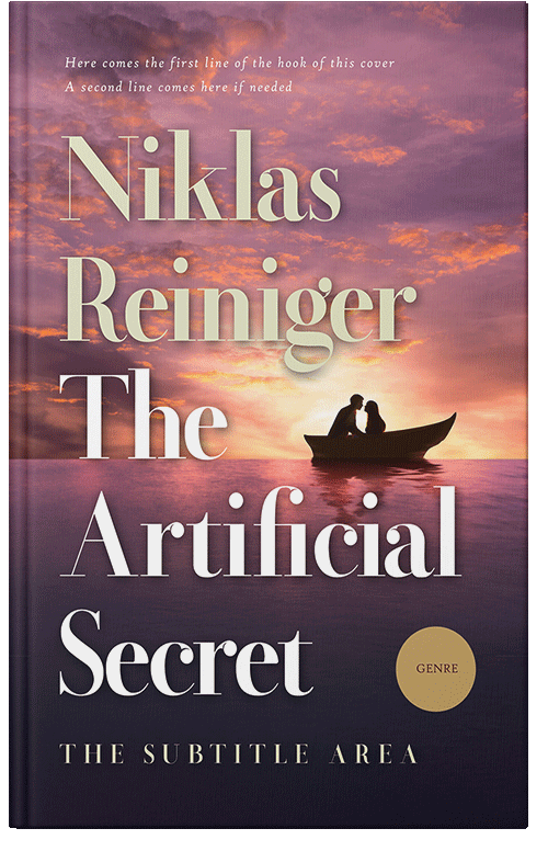 Front view of Au Chico #24853 - Premade Romance Book Cover