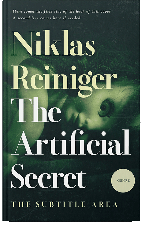 Front view of Bush #24858 - Premade Horror Book Cover