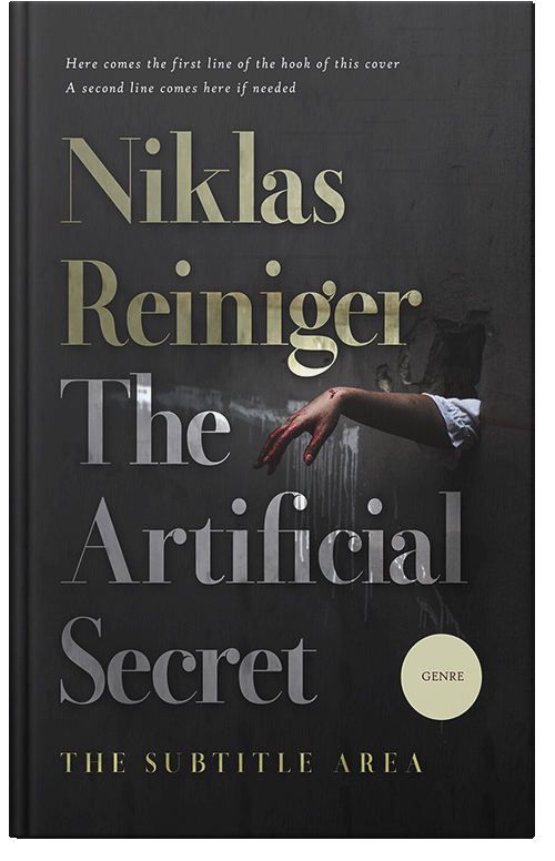 Front view of Shark #24859 - Premade Horror Book Cover