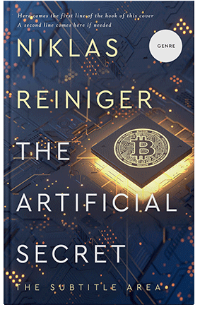 Pre Made Book Cover Pickled Bluewood