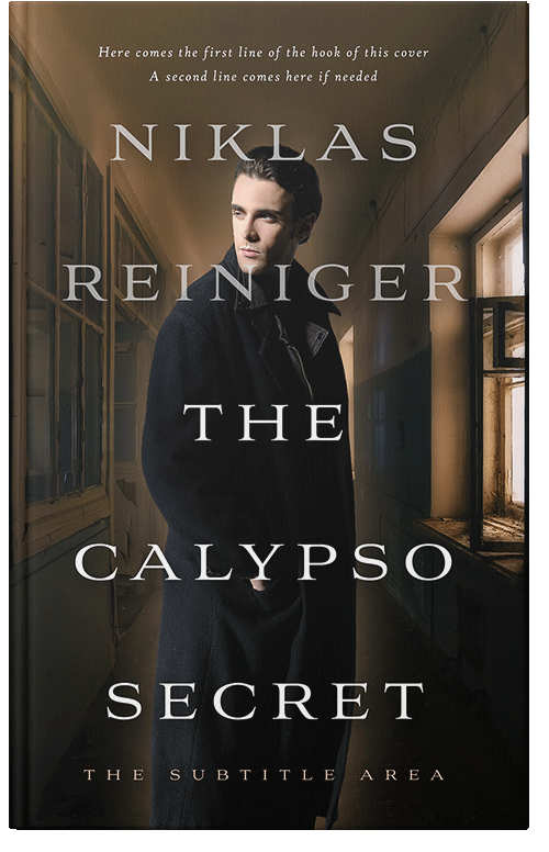 Front view of Premade Mystery & Thriller & Suspense Book Cover - Zeus