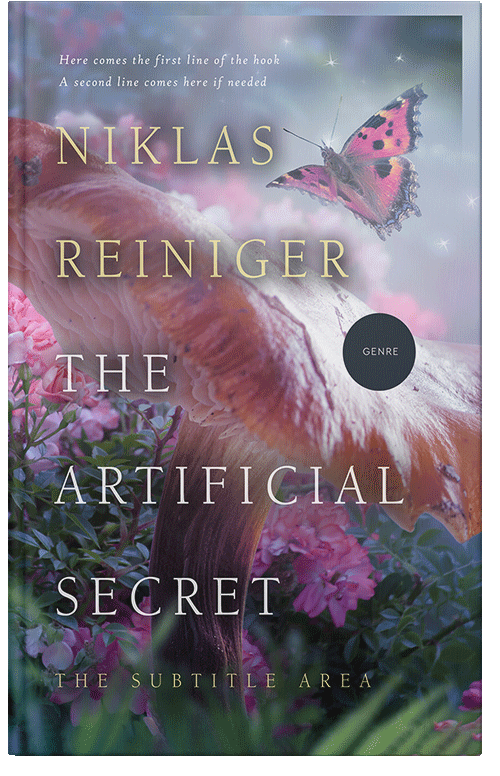 Front view of Old Lavender #24872 - Premade Nature Book Cover