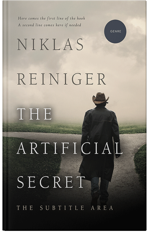 Front view of Sisal #24873 - Premade Western Book Cover