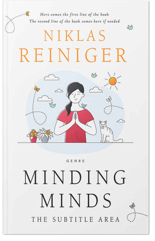 Front view of Black Squeeze #24877 - Premade Health & Mind & Body Book Cover