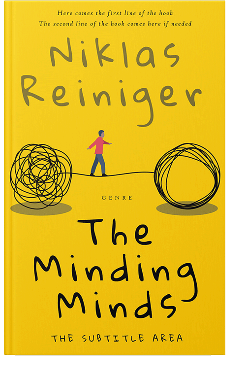 Front view of Gold #24878 - Premade Self-Improvement & Self-Help Book Cover