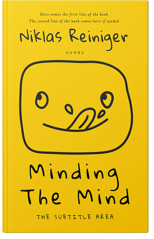 Front view of Premade Self-Improvement & Self-Help Book Cover - Gold