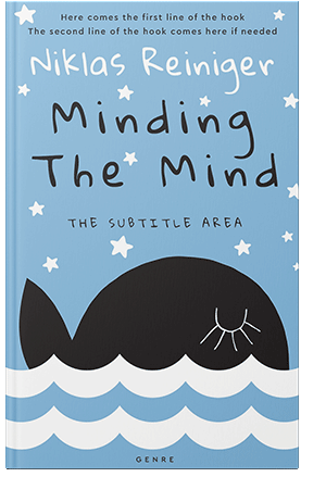 Pre Made Book Cover Cornflower